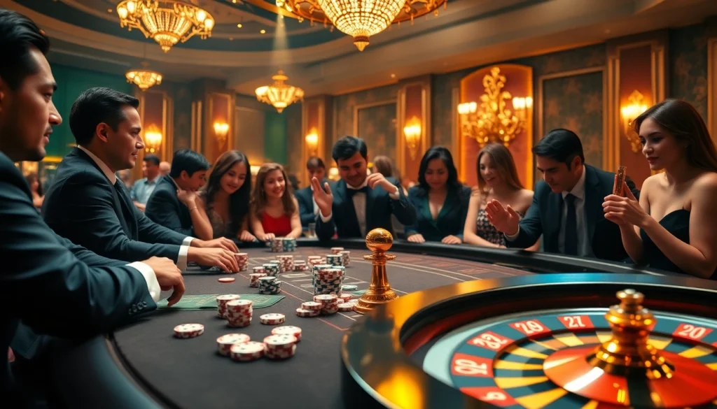 Experience the thrills of high-stakes gaming with link vào 79king, showcasing vibrant casino elements.