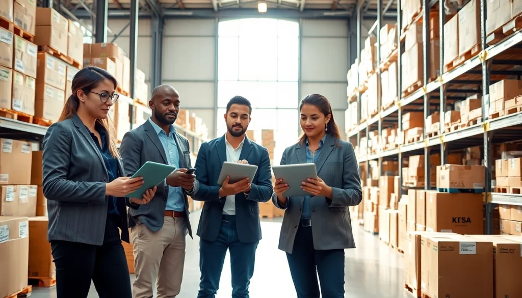 Efficient warehouse operations demonstrating 3PL logistics management in action.