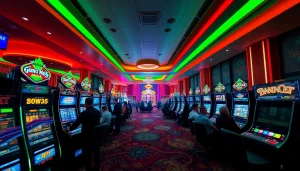 Experience vibrant gaming atmosphere in Canada casinos online filled with excitement and luxury.