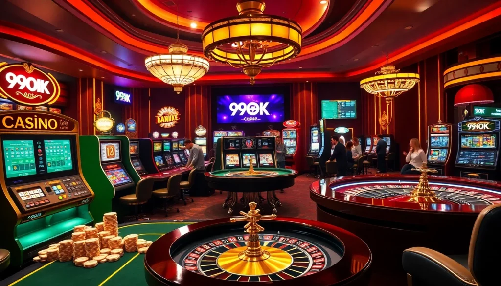 Experience the excitement at 99OK's stylish casino, with vibrant games and thrilling betting action.