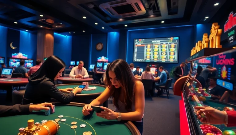 Experience the thrill of online gaming at https://mm88.agency/ with players engaged in exciting games.