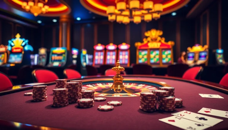 Experience the thrill of shbet casino gaming with vibrant tables and exciting slot machines.