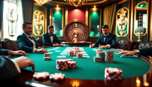 High-stakes poker scene showcasing s88vip excitement with chips and cards.