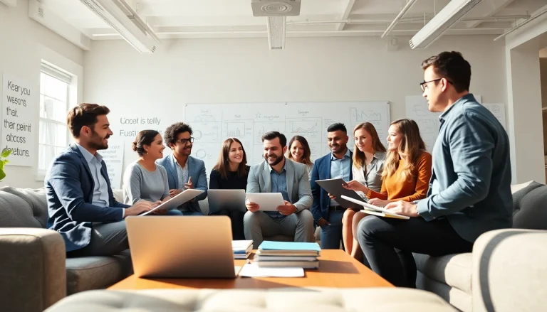 Engaging session with a business coach los Angeles guiding entrepreneurs towards success.