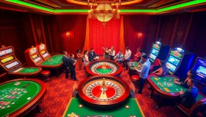 Experience thrilling casino action at https://xx88.center/ with vibrant tables, luxury decor, and excited players.