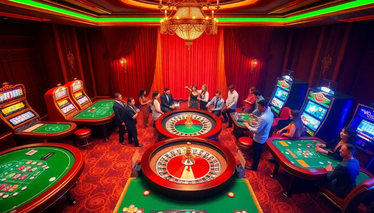 Experience thrilling casino action at https://xx88.center/ with vibrant tables, luxury decor, and excited players.