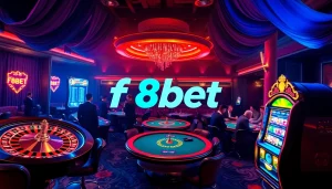 Experience the thrill of f8bet's casino with energetic players and vibrant games.