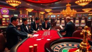 Engaging poker strategy scene at https://bl555.direct/ showcasing high-stakes action and vibrant casino atmosphere.