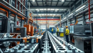 Plating on high silicone aluminium Malaysia in a modern diecasting facility.