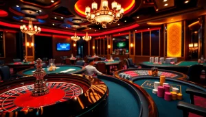 Experience the excitement of gambling at https://babu88.global/ with casino tables and vibrant gaming atmosphere.