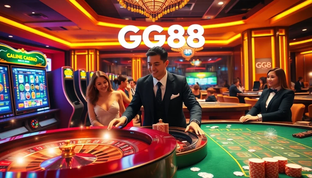 Experience the excitement of GG88 online casino with vibrant games and professional players.
