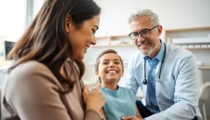 Consultation with an orthodontist near me in a modern clinic setting.