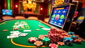 Terlibatlah dalam dunia togel sumo yang mendebarkan dengan visual kasino yang berwarna-warni yang menampilkan aksi slot yang menarik.