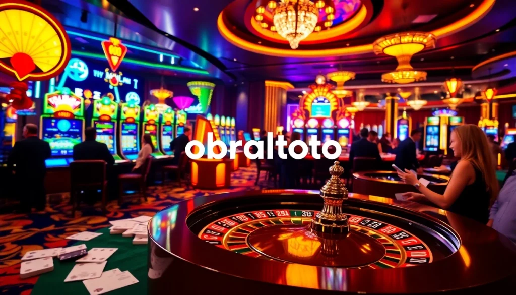 Rasakan kegembiraan bersama Obraltoto di tempat kasino mewah yang menawarkan permainan slot yang seru.