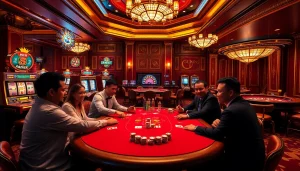 Experience the excitement at S8's luxurious casino with vibrant gaming and thrilling poker action.