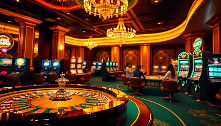 Experience high-end gambling at https://xx88.promo/ with luxury casino tables, vibrant slot machines, and poker chips.