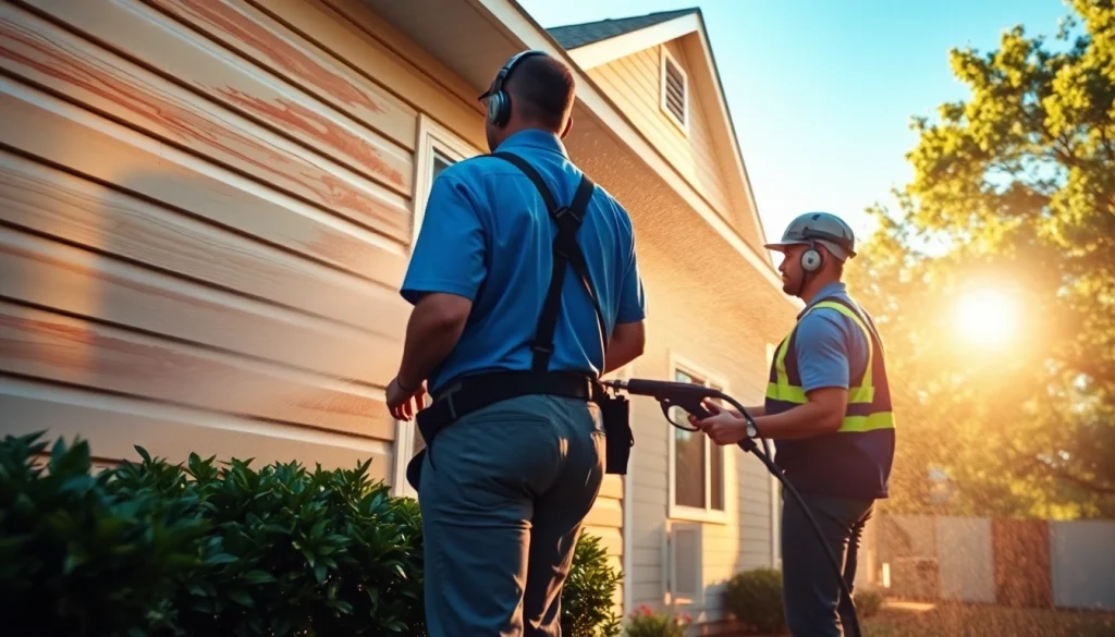 Expert pressure wash service transforming a home's exterior in Kissimmee, FL.