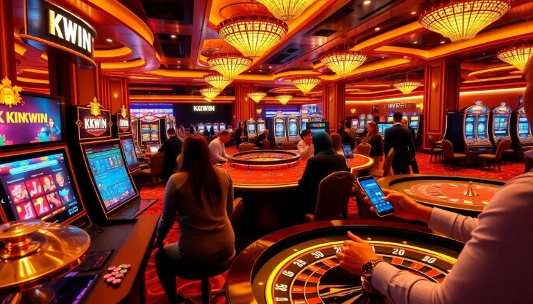 Experience thrilling gameplay at KKWIN's vibrant casino, featuring slots, poker, and exciting table games.