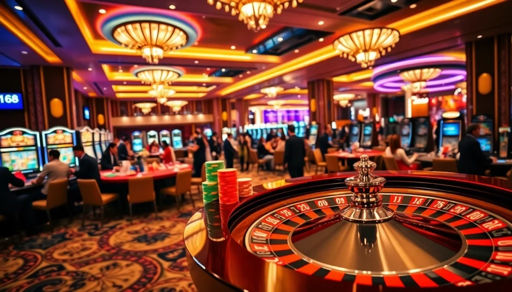 Experience the excitement of high-stakes gambling at vn168 casino tables filled with eager players.