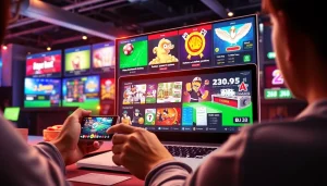 Engaging online gaming scene at BJ38 featuring vibrant games and user-friendly interface.