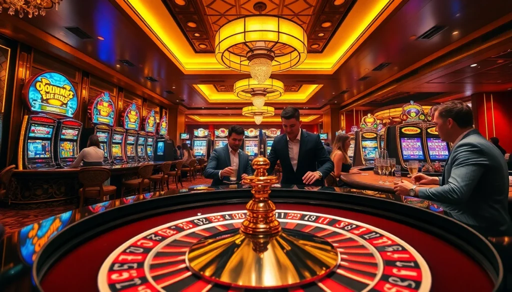 Rasakan sensasi kemenangan Datuk dengan visual kasino yang hidup dari para pemain di meja roulette.