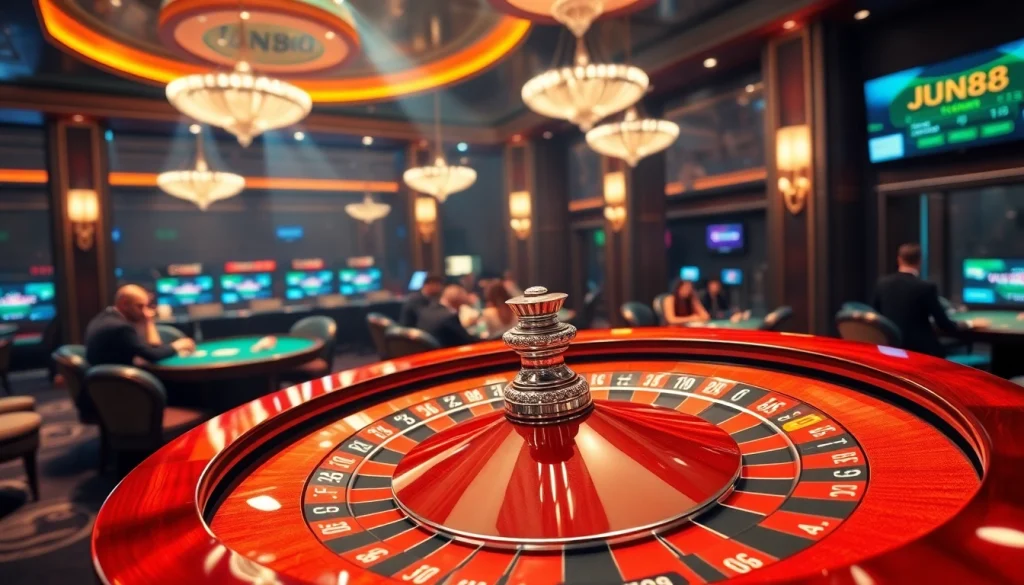 Experience thrilling gameplay at nhà cái jun88 with an exciting casino atmosphere.