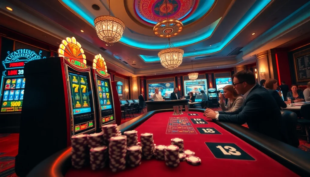 Engage in thrilling gameplay with slot365 đăng nhập, featuring vibrant slot machines and casino excitement.