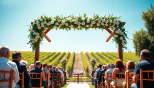 Discover romantic Clarksburg Wedding Venues featuring elegant outdoor settings and beautiful decorations.