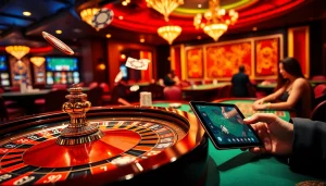 Experience the thrill of gambling and excitement when you xem tại shbet with vibrant casino elements.