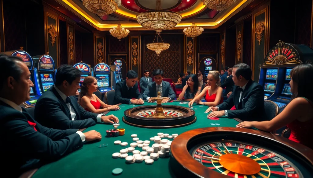 Experience a thrilling poker game at F168, where elegance and excitement meet the spirit of gambling.