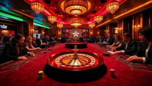 Experience the thrilling action of gambling at luongsontv with high-stakes poker and roulette.