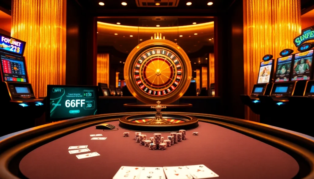 Experience the thrill of casino gaming at 6FF with dynamic tables and betting excitement.