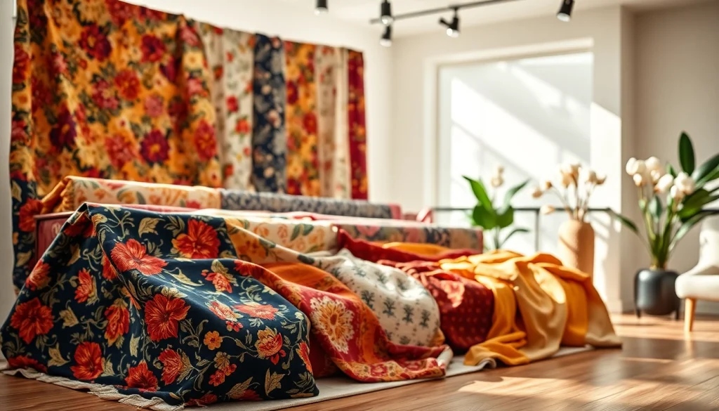 Creëer een prachtige populaire stoffen collectie met diverse ontwerpen en kleuren.