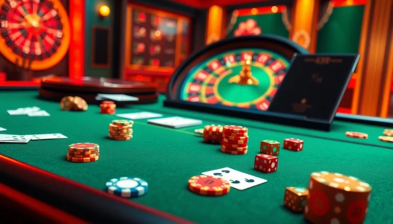 K9K9 game interface displayed on an elegant poker table surrounded by casino elements.