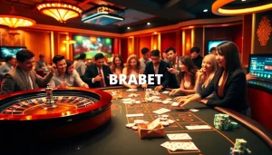 Experience the thrill of BRABET's online casino with dynamic games and inviting atmosphere.