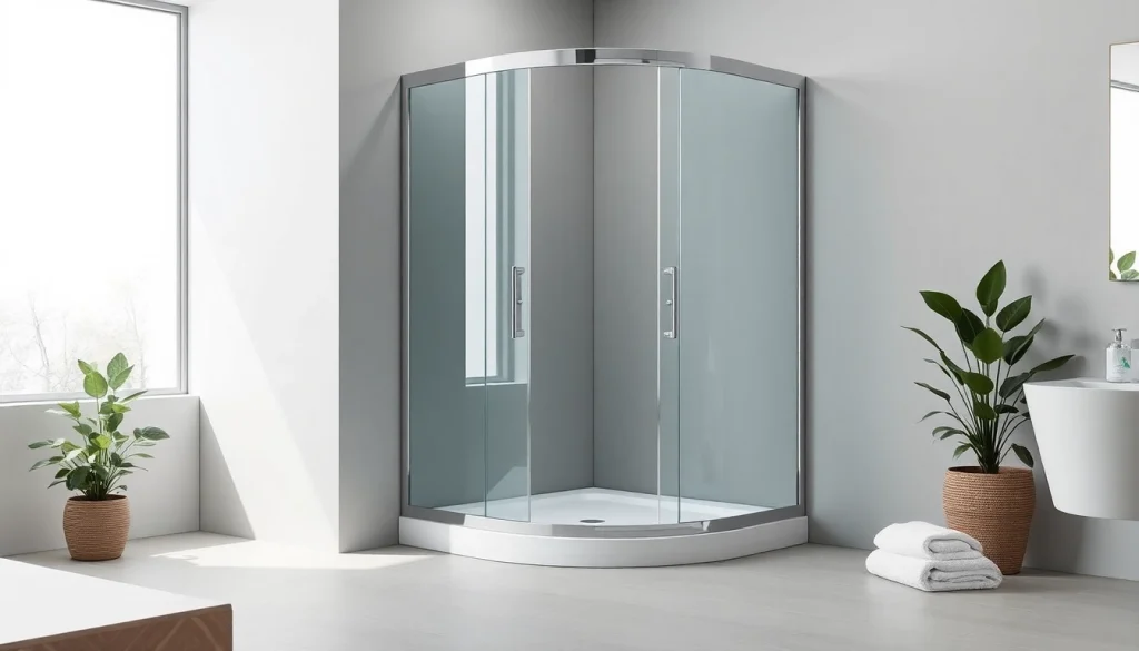 Entdecken Sie die elegante sonni Duschkabine 80x80 mit glasklarer Gestaltung und modernen Akzenten.