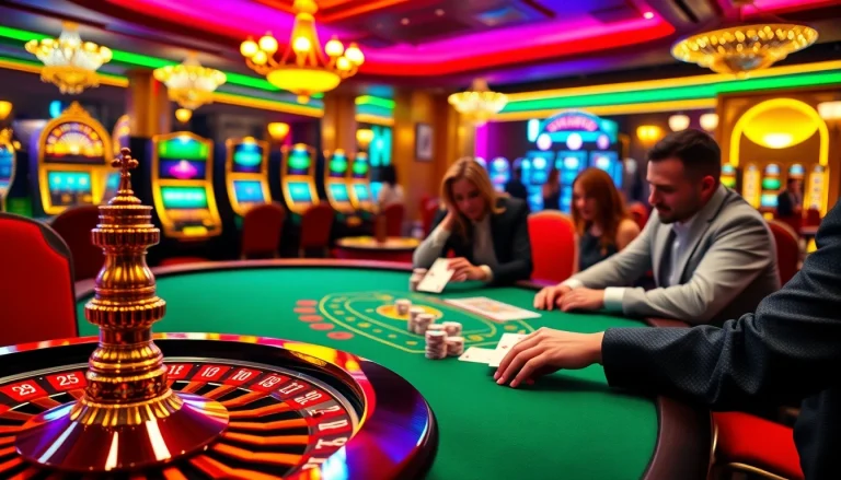 Engage with indoxxi's thrilling poker table scene, showcasing cards and chips in a vibrant casino.