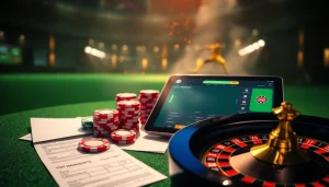 Experience the excitement of แทงบอลโลก with vibrant betting action and high-tech gambling elements.