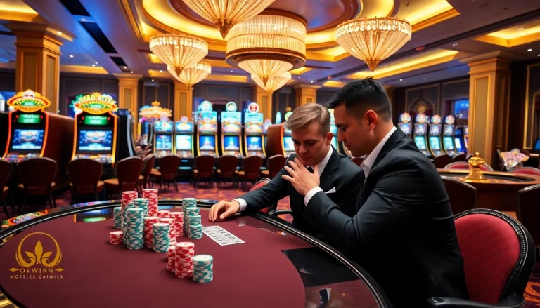Engage in thrilling poker at https://okwin68.net/ with a sophisticated casino experience and vibrant atmosphere.