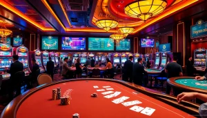 Cổng game Haywin features luxurious casino tables, engaging players in thrilling gambling experiences.