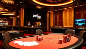 Experience high-stakes gaming at the iwinclub with luxurious decor and engaging gameplay.