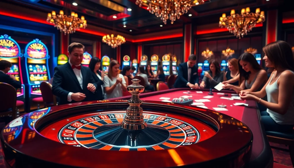 Experience the thrill of winning at https://xx88.black/ with an exciting roulette game in a luxurious casino setting.