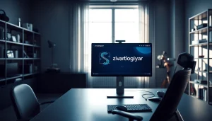 zirvegrupbilgisayar modern bilgisayar teknolojisi ile şık bir çalışma alanını sergiliyor