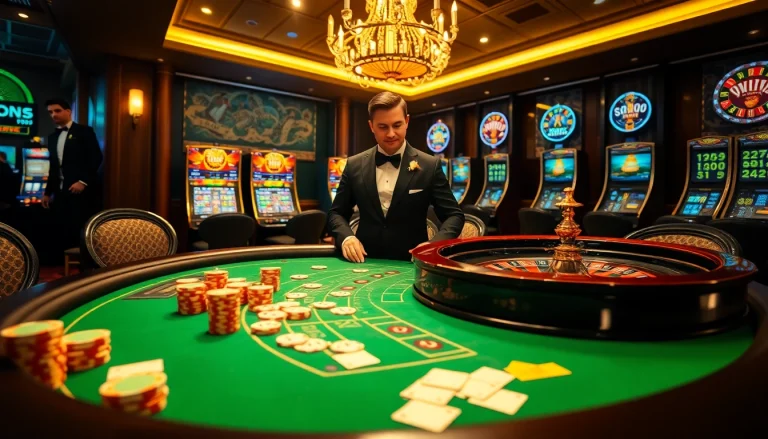 Experience the excitement of high-stakes gambling at a luxurious casino table with vn89 chips.
