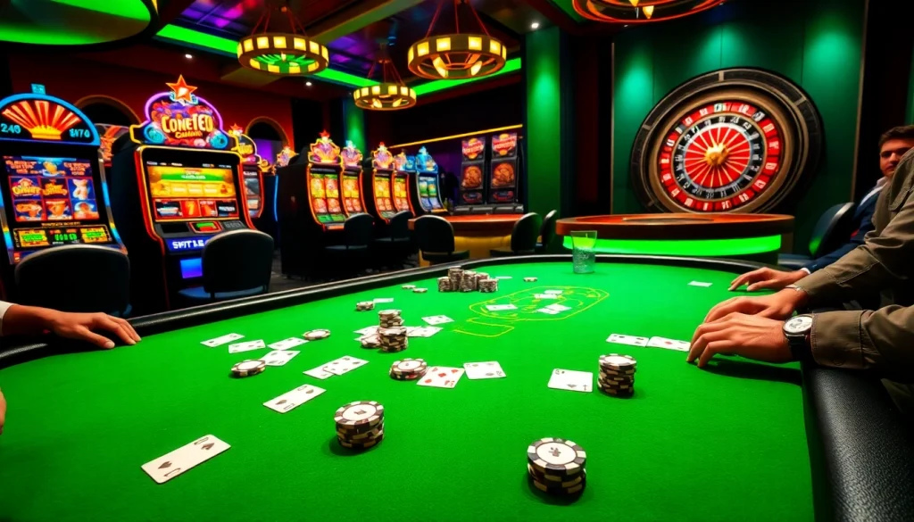 Engage in thrilling poker games at tobet88's luxurious casino setting, full of excitement and bets.
