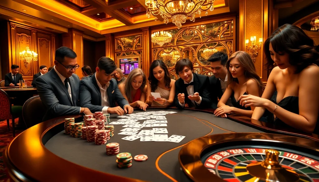 Experience thrilling gameplay at https://nohulive.one/ with an engaging poker table scene.