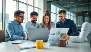 Team discussing Lending Platform Integration in a modern office environment.