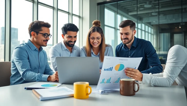 Team discussing Lending Platform Integration in a modern office environment.