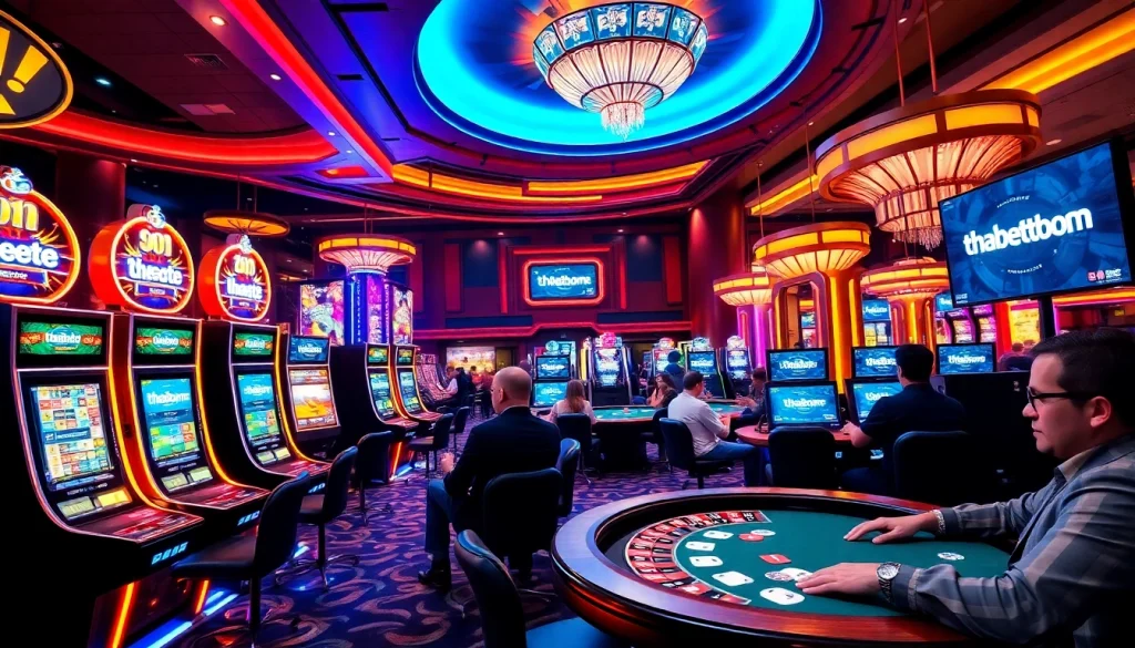 Experience high-stakes thrills at thabethome com with vibrant casino games and exciting action.