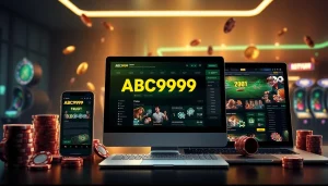 Explore the innovative and secure ABC999 online betting platform showcasing a user-friendly interface.
